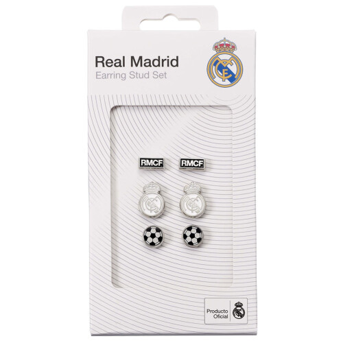 Real Madrid Real Madrid CF Stud Earring Set Official Licensed Product 2