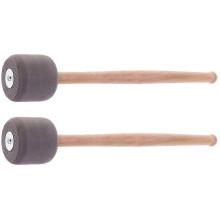 (As show, One size) 4-Pack Gray Percussion Drumsticks Hard Foam Rubber for Bass & Snare Drums