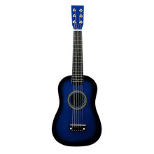 (As show, One size) 1 Piece 23 Inch Acoustic Guitar for Kids, Blue, Wooden, Great for Musical Learning