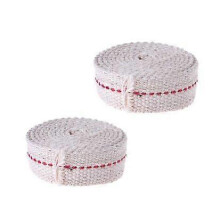 (As show, One size) Flat Cotton Wicks for Oil Lamps, 2 Rolls, 1.2cm1m, for Kerosene & Paraffin Stoves