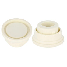 (As show, One size) 2pcs Pool Ladder Rubber Bumpers Reliable Protection for Your Pool Ladder