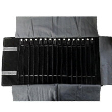 (As show, One size) Jewelry Necklace Anti-twist Jewelry Storage Roll Exhibitor Portable Jewelry Folding Bag Necklace Bracelet Bag