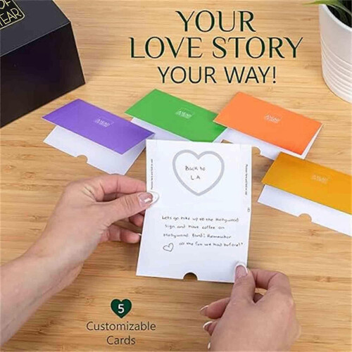 (As show, One size) Create Special Memories: Date Night Ideas Gift Box for Couples 2
