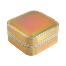 (As show, One size) Girl Jewelry Box Storage Box Earrings Ring Box Jewelry Earrings Bracelet Storage Box Large Capacity Mirror