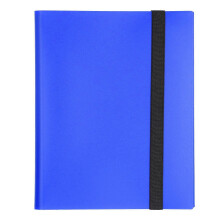 (As show, One size) Card Binder 20 Pages 9 Pocket Large Capacity Colored Cover Card Collection Storage Album for Game Card Storage Blue