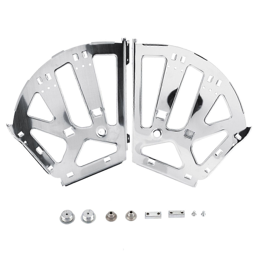 (As Show, One Size) 2Pcs Stainless Steel Shoes Drawer Cabinet Hinges Turing Rack Replacement Fittings(3 Layers) 4702433006371