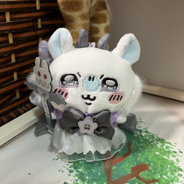 Porte-clés Peluche Chiikawa - Personnage Mignon, Coton Et Peluche, 10-12 Cm, 2025