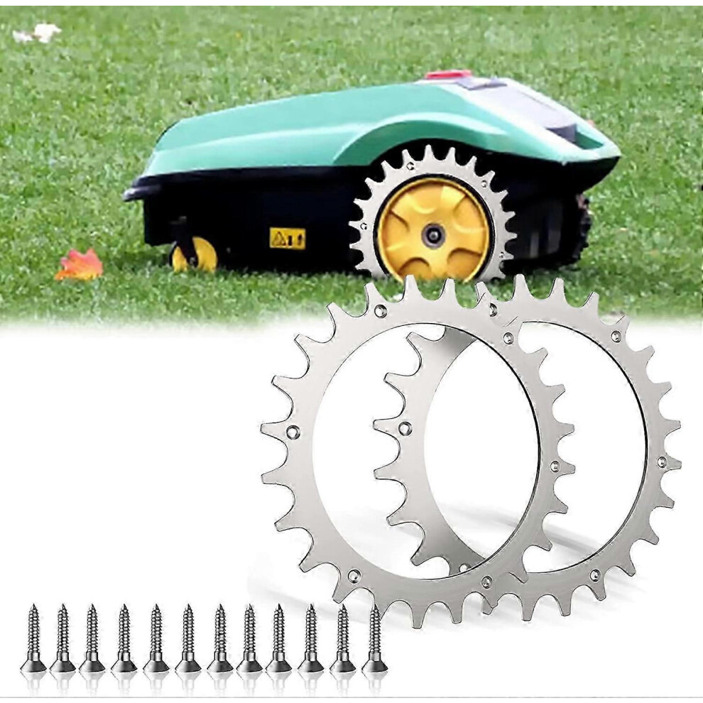 Tondeuse robot Bosch Indego XS 300 S500 S+500 avec crampons de roues de traction de 170 mm