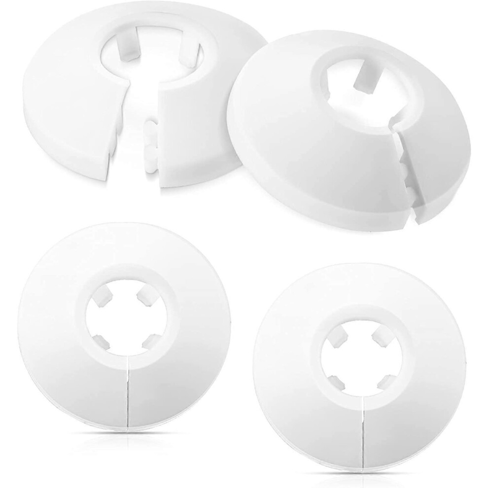 Lot de 4 cache-tuyaux de radiateur en plastique, colliers de tuyau de radiateur, colliers de tuyau pour