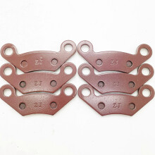 Lot de 3 jeux de 6 plaquettes de frein avant pour quad Linhai 550cc M550l EFI 4x4 AR