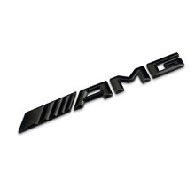 Stemma Mercedes Benz nero AMG per bagagliaio posteriore 155 mm x 30 mm