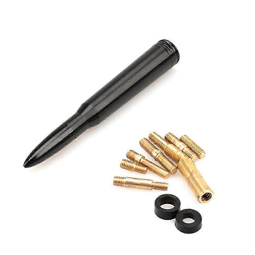 VMS Racing Carbon Fiber Black Short Stubby Antenna For 97-16 Ford F150 Raptor King Ranch