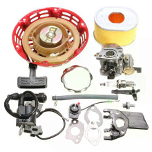 Honda GX200 GX140 GX160 Service Kit Carburetor Plug Ignition Coil Recoil Gaskets