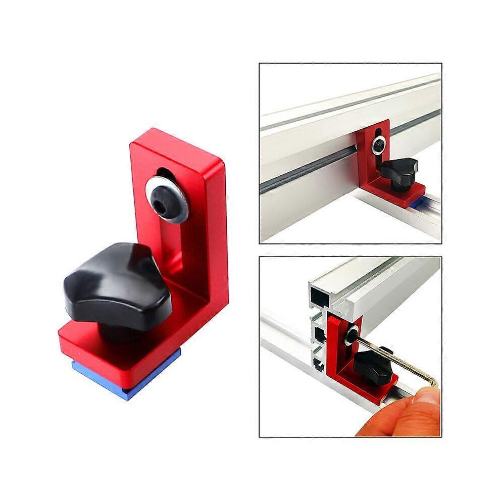 Connecteur de support, butée, limiteur de rail, connecteur de goulotte de table, guide de rail, outil