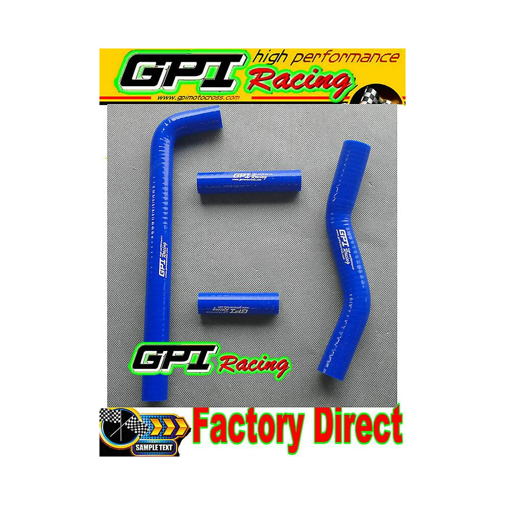 Durite de radiateur en silicone GPI pour Yamaha YZF 250, YZF 250 F, YZF 250 F, WR 250, WR 250 F, 2002-2005,