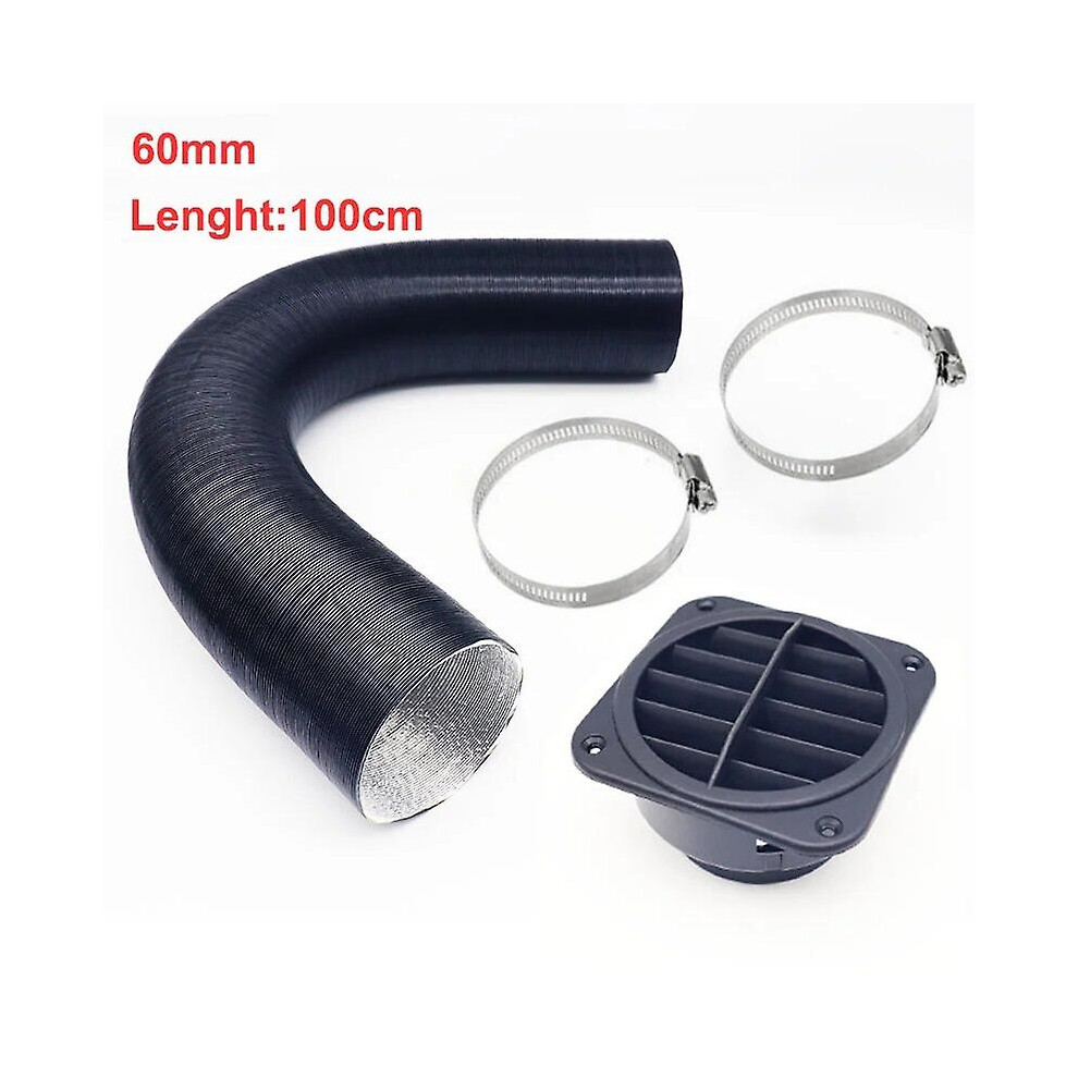Tuyau de chauffage diesel 75 mm/60 mm/42 mm, tuyau de sortie d'air, collier de serrage pour Webasto