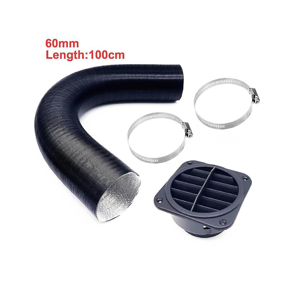 Tuyau de chauffage diesel 90 mm/75 mm/60 mm/42 mm, tuyau de sortie d'air, collier de serrage pour Webasto