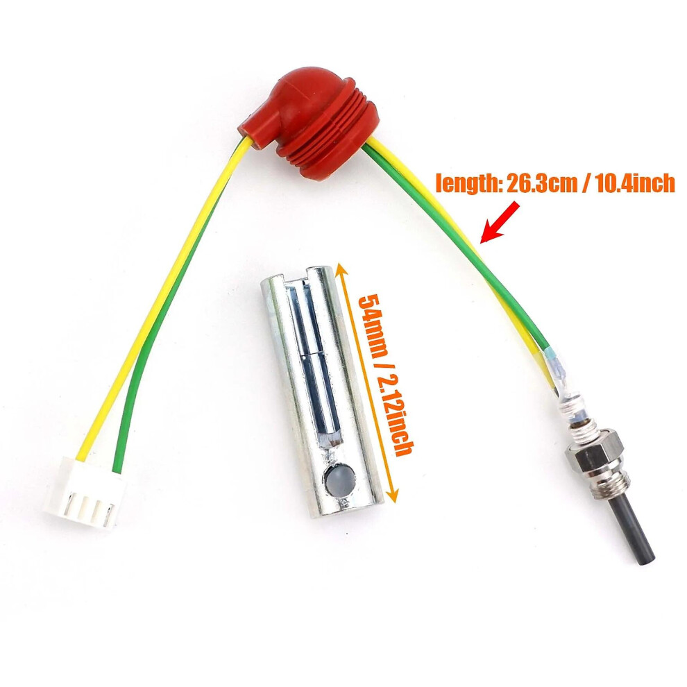 Chauffage de stationnement diesel 12 V, bougie de préchauffage à broche en céramique et clé pour chauffages