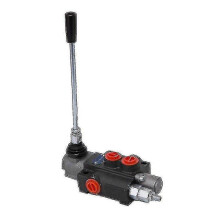 Cilindro hidráulico direccional de doble efecto de 1 carrete, motor de carrete, distribuidor, tractor