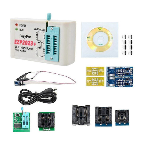Ezp2023+ High-speed Spi Flash Programmer Ezp2023 Usb Compiler Support 24/25/93/95 Eeprom 25 Flash B