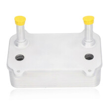 Engine Oil Cooler Anodized Surface Metal Engine Oil Cooler Replacement for CAYENNE S 4.5L DOHC V8 32V