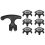 30pcs Golf Shoe Spikes Removal Tool Black Clamp Cleats Studs Replacement Plastic Comcompatible witht 1