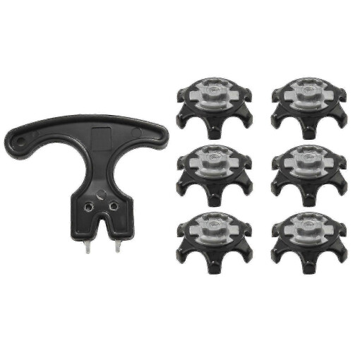 30pcs Golf Shoe Spikes Removal Tool Black Clamp Cleats Studs Replacement Plastic Comcompatible witht