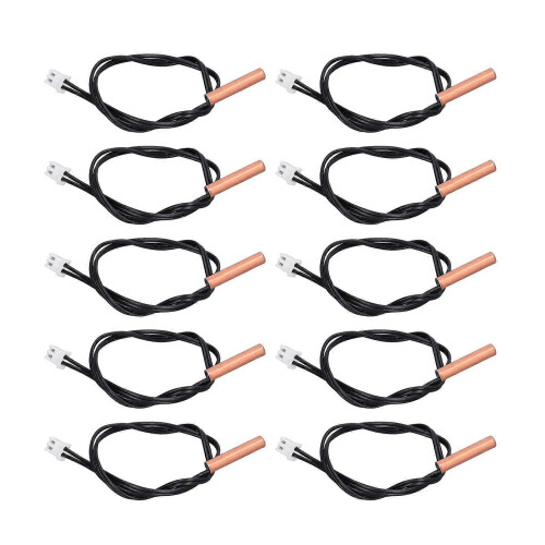 10-Piece Temp Sensor Probes for Air Conditioners, Waterproof