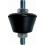 4 M8 Silent Blocks with Nuts for Air Conditioner Support 2