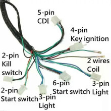 Electric Wiring Harness For Chinese ATV UTV Quad 4 Wheeler 50/70/90/110cc/125cc High Quality And Brand
