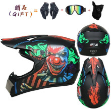 (L-6A)High Quality Motorcycle Helmet Capacete Motocross VIRTUE Dot Abs 1KG Unisex