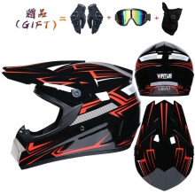 (4)New off-road motorcycle helmet men and women motocross helmet full face kask downhill casque moto
