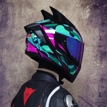 (L-e6)DOT approved motorcycle helmet racing full face helmet capacete double lens locomotive off-road