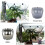 (Blue with bracket)Universal 3/4 Open Face Helmet Visor Bubble Flip Up Motorcycles Windshield Capacete 4