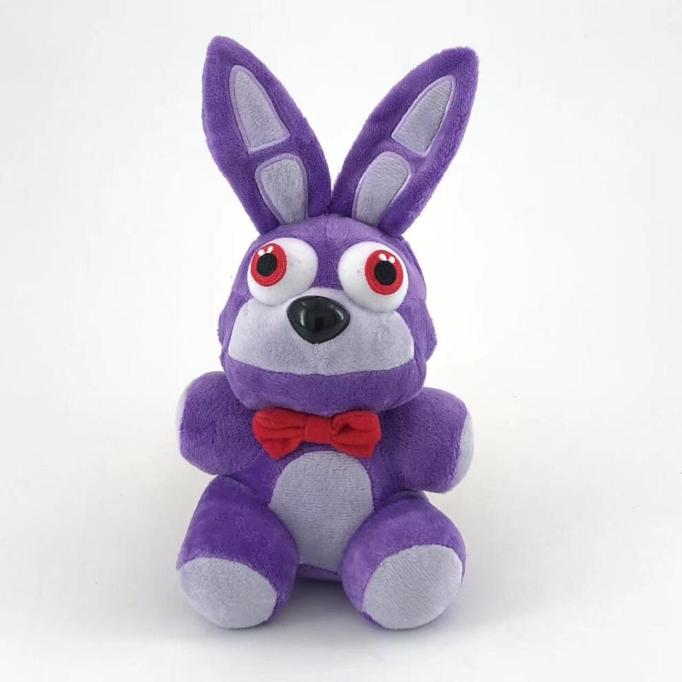 (18cm Purple Rabbit) Five Nights Freddy's FNAF Horror Kids Plush Toy Children Christmas Gifts-image-OPC-PHNJ6CB-NEW