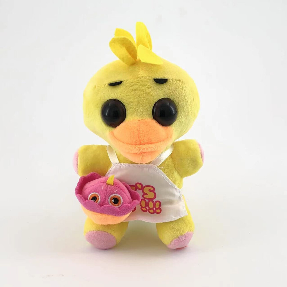 Bonxaif (18Cm Duck) Five Nights Freddy's Fnaf Horror Kids Plush Toy Children Christmas Gifts Yellow