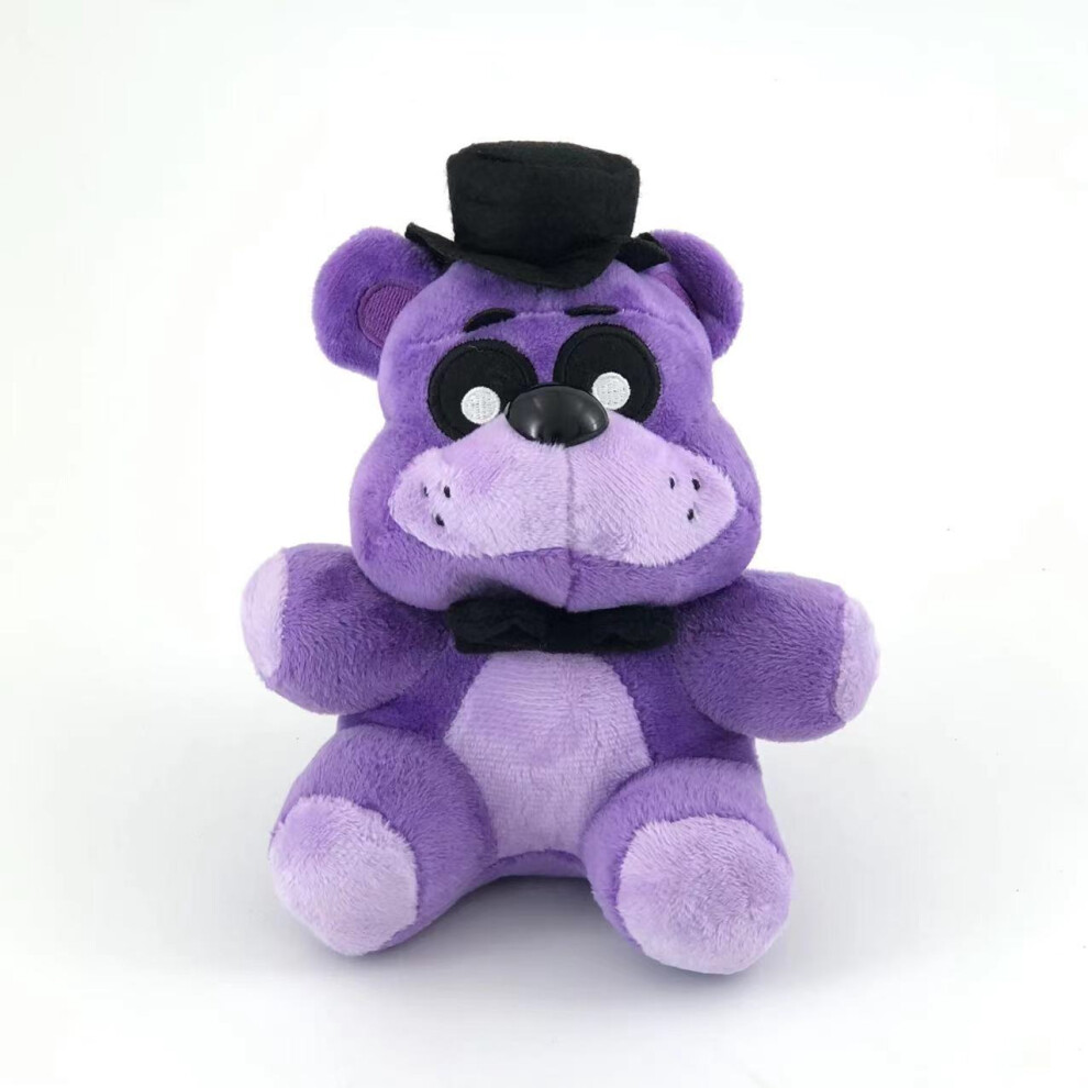 Bonxaif (18Cm Bear) Five Nights Freddy's Fnaf Horror Kids Plush Toy Children Christmas Gifts Purple
