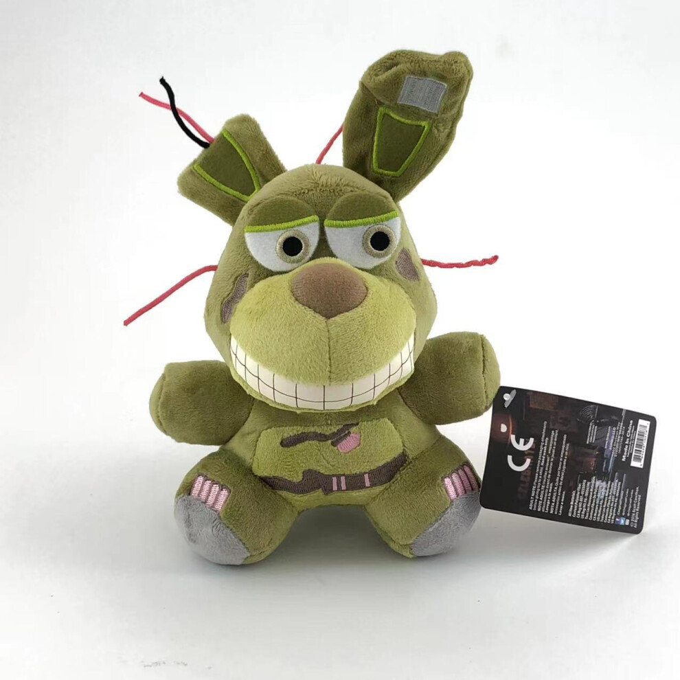 Bonxaif (18Cm Broken Ear Rabbit) Five Nights Freddy's Fnaf Horror Kids Plush Toy Children Christmas Gifts