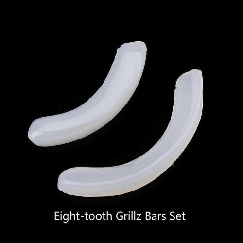 (Style 1, One size) Silicone Grillz Mold Bars Fitting Grill Teeth Cap Replacement One Size Fits All 1