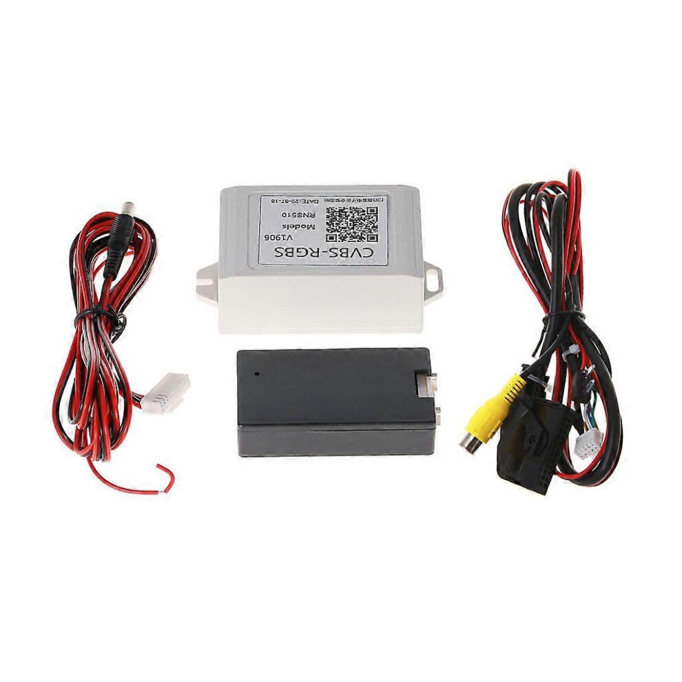 (As Show, One Size) Car Backup Camera Rearview Rgb To Av Converter Adapter 8191722610072