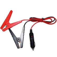 (As show, One size) Power Supply Adapter Auto Charging Wire Alligator Clip Charger Extension Cable