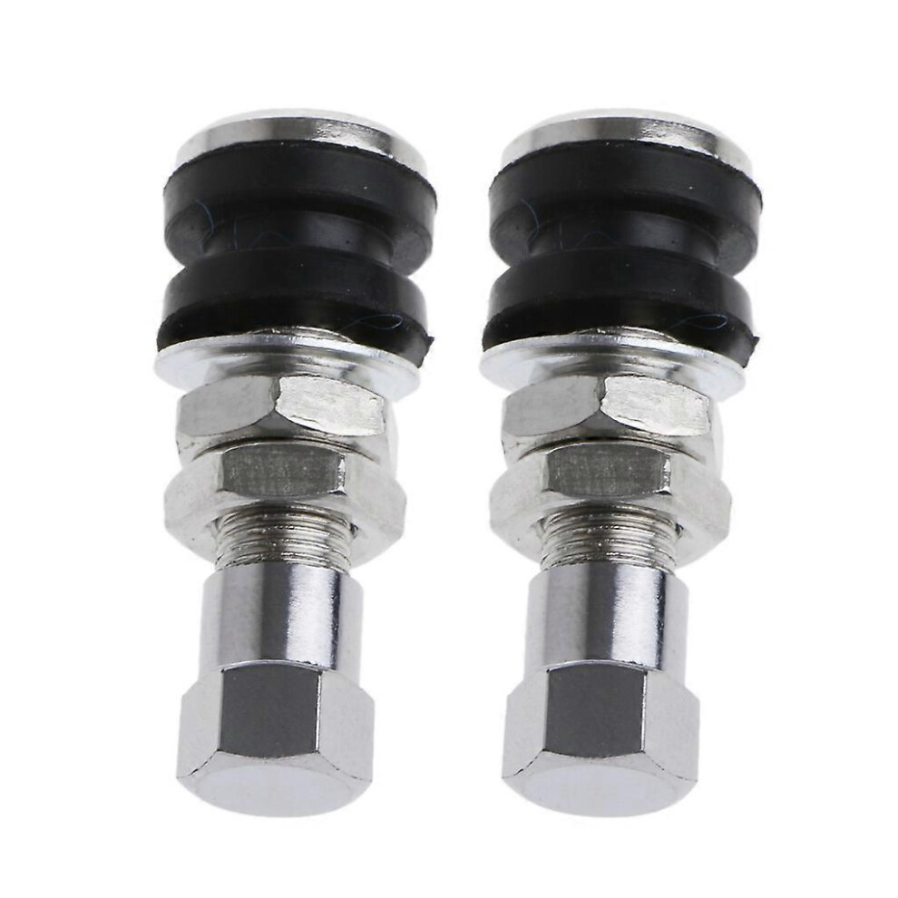 (As Show, One Size) 2Pcs Tyre Tubeless Tire For Valve Stem Nozzle For Motorcycle Car Bike Atv Bicycl 8191722600158