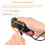 (As show, One size) Hand Crank Flashlight Self Powered Solar Emergency Flashlight Emergency Lamp 4