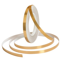 (Medium, Gold) 0.5/1/2*5000cm Silver/Gold Adhesive Floor Tile Strip Seam Sticker Waterproof Wal