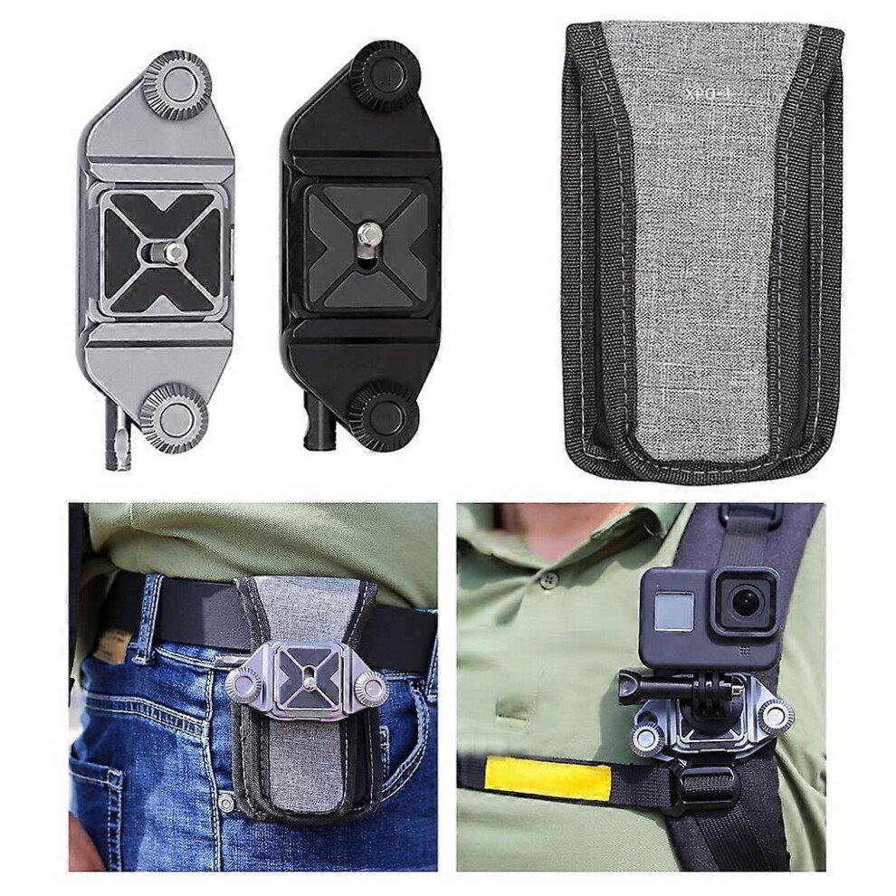 (, One Size) Quick Hanging Buckle Comfortable And Convenient Camera Carrying Buckles Black 8191722694485
