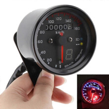 (Black, One size) Motorcycle Odometer Tachometer for Iron Horse Earth Vintage Speedometer
