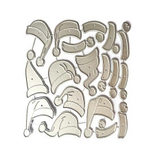 (As show, One size) Christmas Hat Cutting Dies Scrapbooking Stencil Card Embossing DIY Photo Album