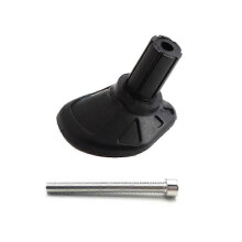 (Black, One size) Side Stand Base Nylon Side Stand Essential Accessories for Adventure Riders