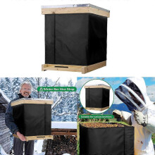 (As show, One size) Winter Beehives Keep Warm Cover Honeycomb Cold-proof Insulation Wrap Outdoor