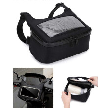 (As show, One size) Motorcycle Scooter Tunnel Seat Pouch Front Storage Bags Phone Navigation Pocket